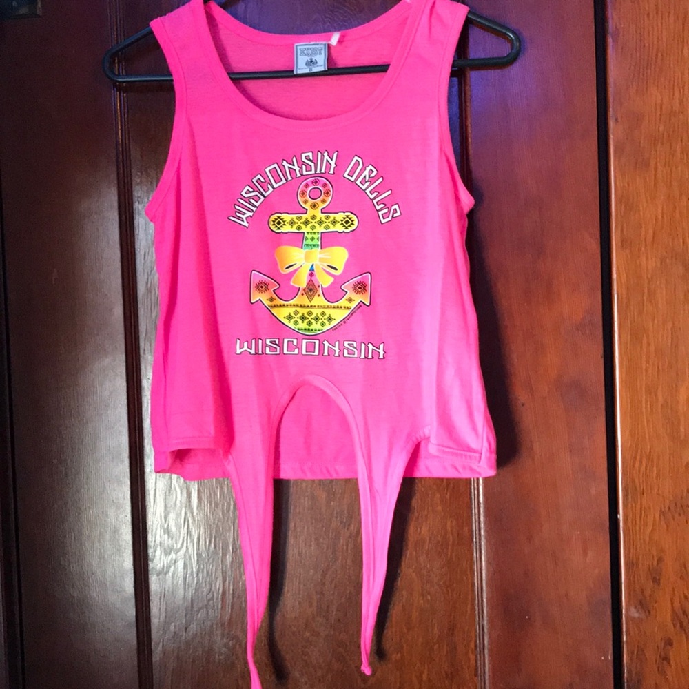 Wisconsin Dells tie crop top